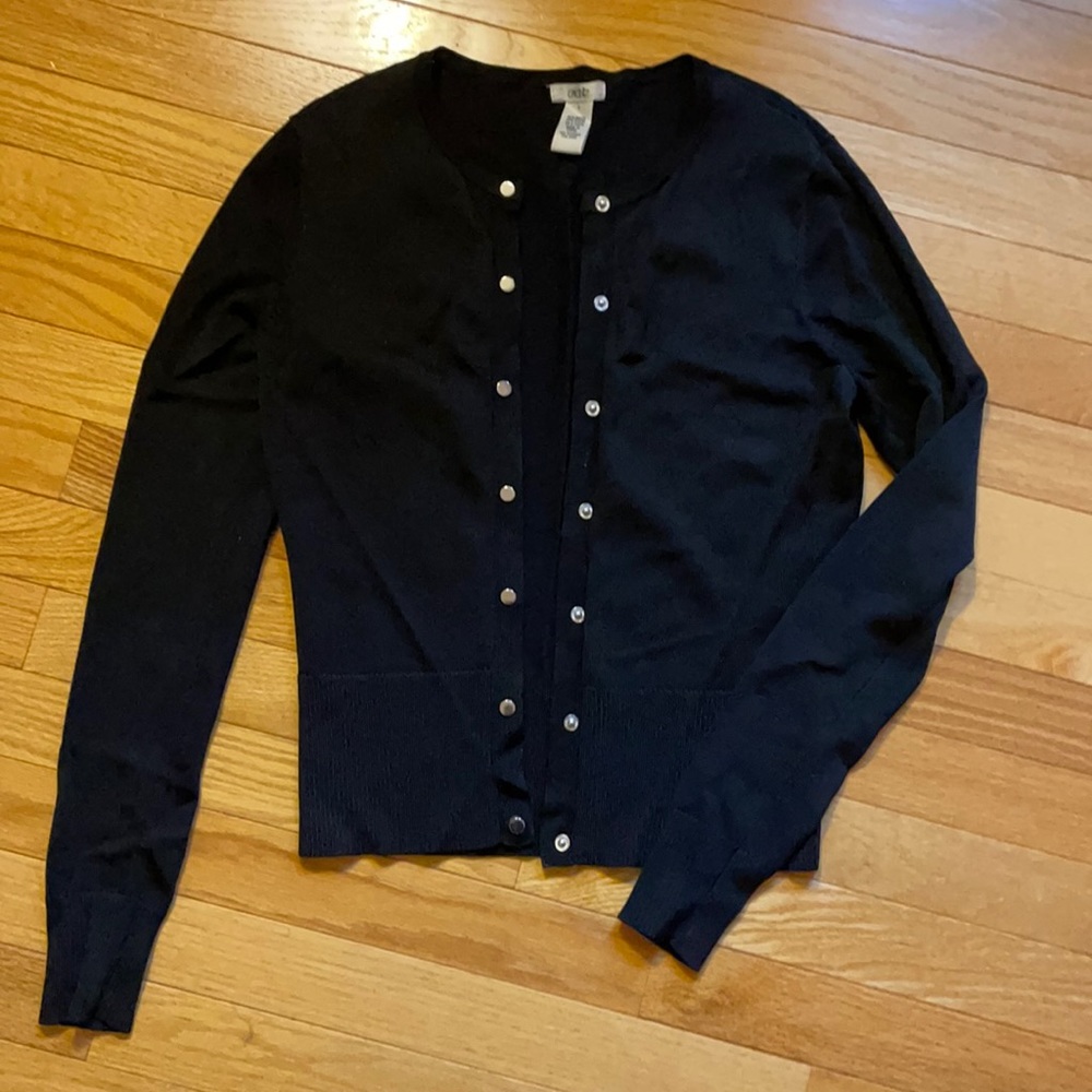 Cache black cardigan size S